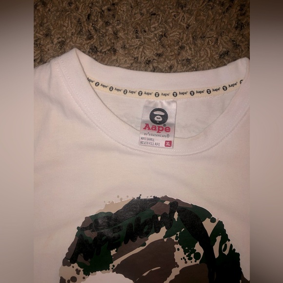 Aape by A Bathing Ape ‘Unvs’ SS t-shirt. XL 100%authentic! - Picture 3 of 11